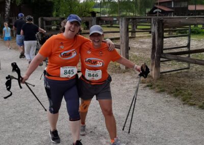 Nordic Walker haben Spass