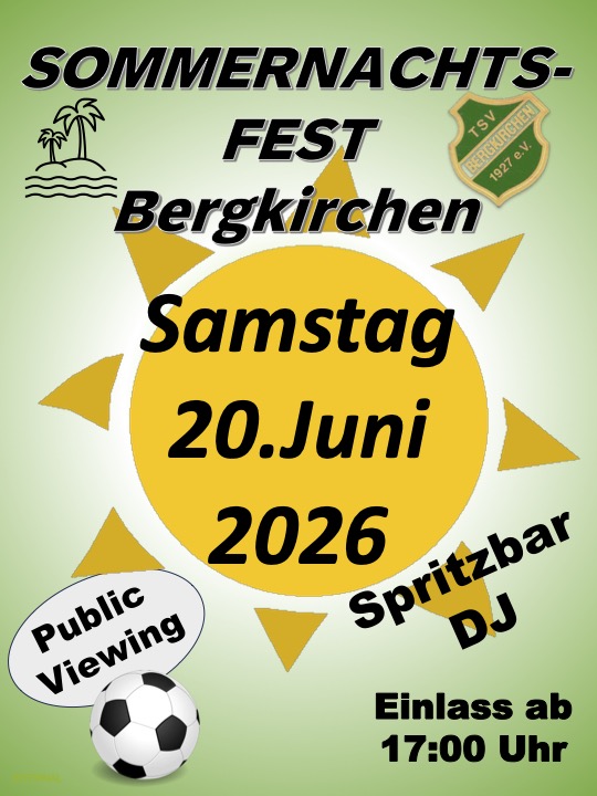 Wir laden zum Sommerfest am See ein