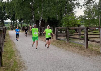 Läufer auf der Strecke